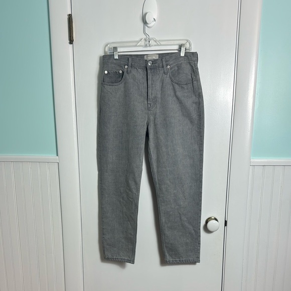 NWT Everlane The 90’ Cheeky Jeans in Acid Grey Size 30 Crop - Picture 2 of 12